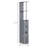 HOMCOM 54" Tall Bathroom Storage Cabinet, Freestanding Linen Tower With 2-Tier Shelf And Drawers, Narrow Side Floor Organizer, Grey