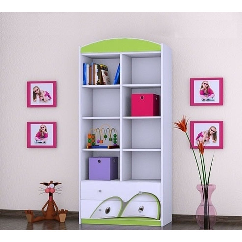 Emery 183cm H X 88cm W Kids Cube, Green