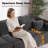 Rita 135" Cloud Sectional Couches For Living Room, Modular Floor Sofa With Plush Corduroy, No Assembly Required, Plush Corduroy Couches With Deep Seat Chaise Lounge-114263480