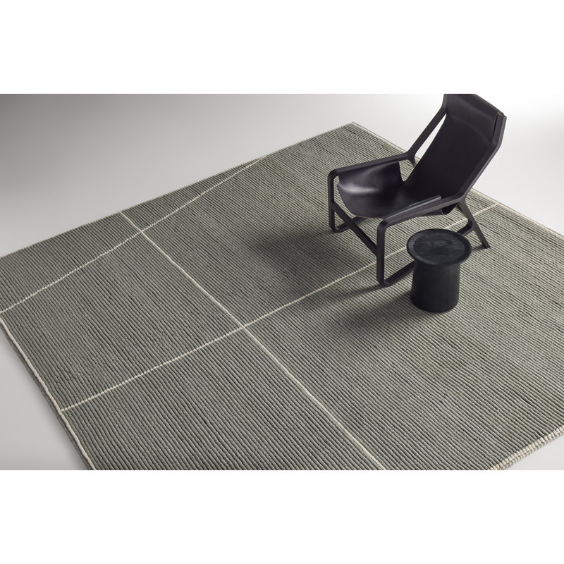 Collet Rug in Haze/Ivory, Rectangle 8' x 10', Gray/Ivory