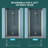 Brushed Nickel 36"W X 72"H Tempered Glass Foldable Shower Door - Water-, Space Efficient, Adjustable Trait Fold With Utilizing, Feature
