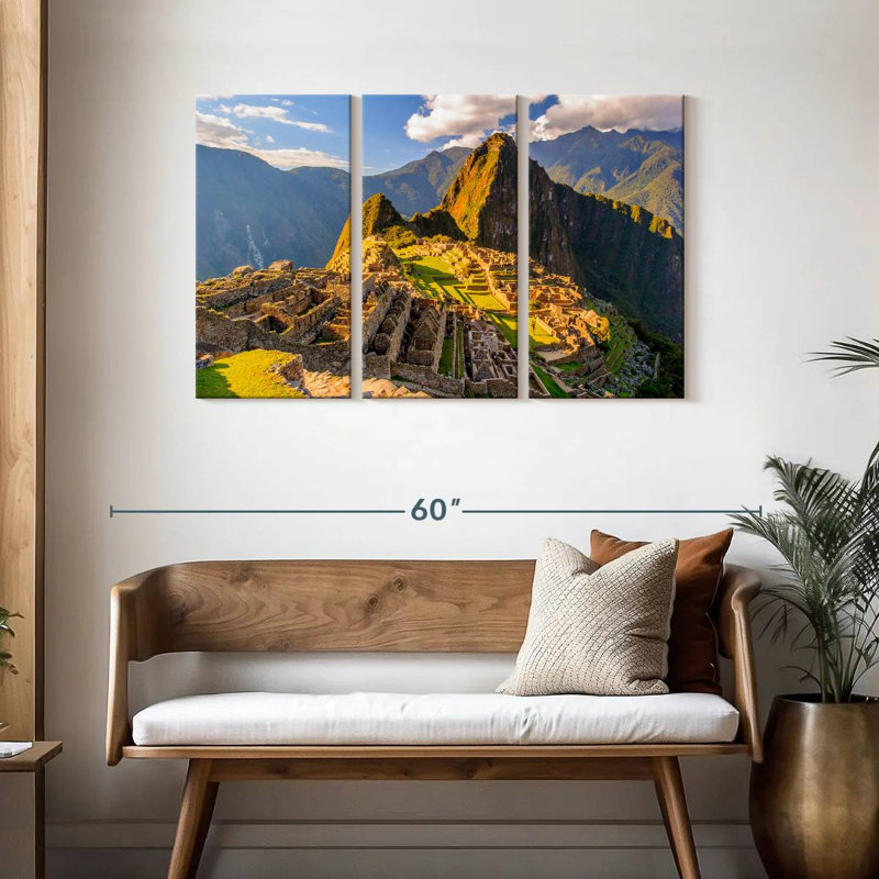 Lilie Sunlit Machu Picchu, 28" H x 45" W