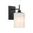 Volkward 1-Light Wall Sconce in Matte Black-937806957