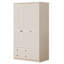 Kaylah 3 Door Manufactured Wood Wardrobe