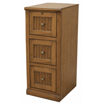 18.25'' Wide 3 -Drawer Solid Wood File Cabinet