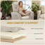 Power Recliner Chair, Upholstered Recliner Chair w/ USB Ports, Beige-936778592