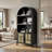 Arched Adjustable Office Storage Cabinet with shelves