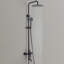 Douche d'extérieur à trois fonctions murale en acier inoxydable 304 avec douchette pour lavage des pieds et douche à main-117496557