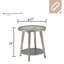 Ensemble de tables de bout Leonardson