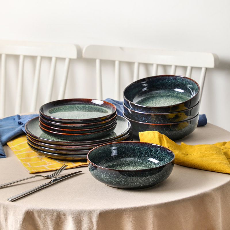 Stone Lain Remy 12-Piece Dinnerware Set Stoneware