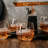 Francia Glass 5 - Piece Whiskey Decanter Set