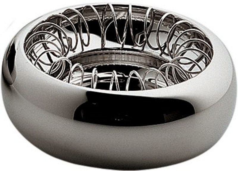 Stainless Steel Ashtray, 4.5cm H x 12cm diameter