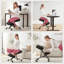 Fauteuil ergonomique à hauteur réglable 21-26,5 po avec frein de roue