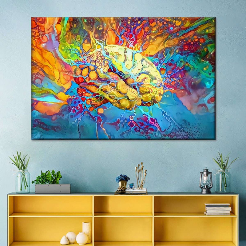 " Abstract Brain Canvas Print ", 24" H x 36" W x 1.25" D