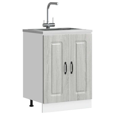 Sink Base Cabinet Kalmar 60X46x81.5 Cm Engineered Wood