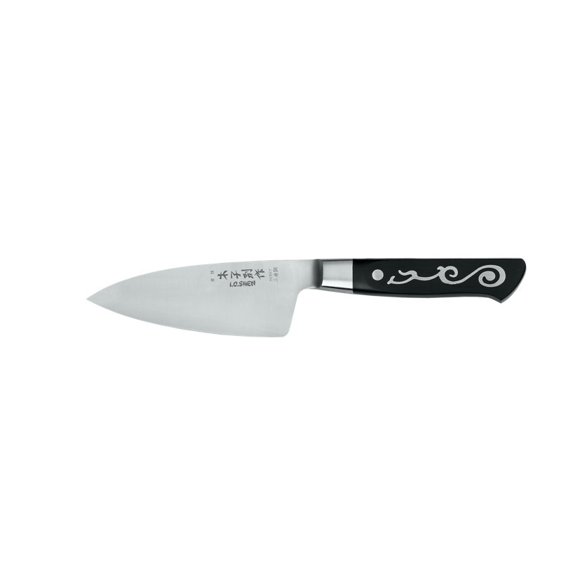I.O. SHEN Master Grade Khay Dee Deba Kitchen Knife, Chopping Knife, Sharp Knife -  4½" / 115 mm