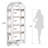 70.87" H 5-Tier Arched Bookcase-830771524-809167696