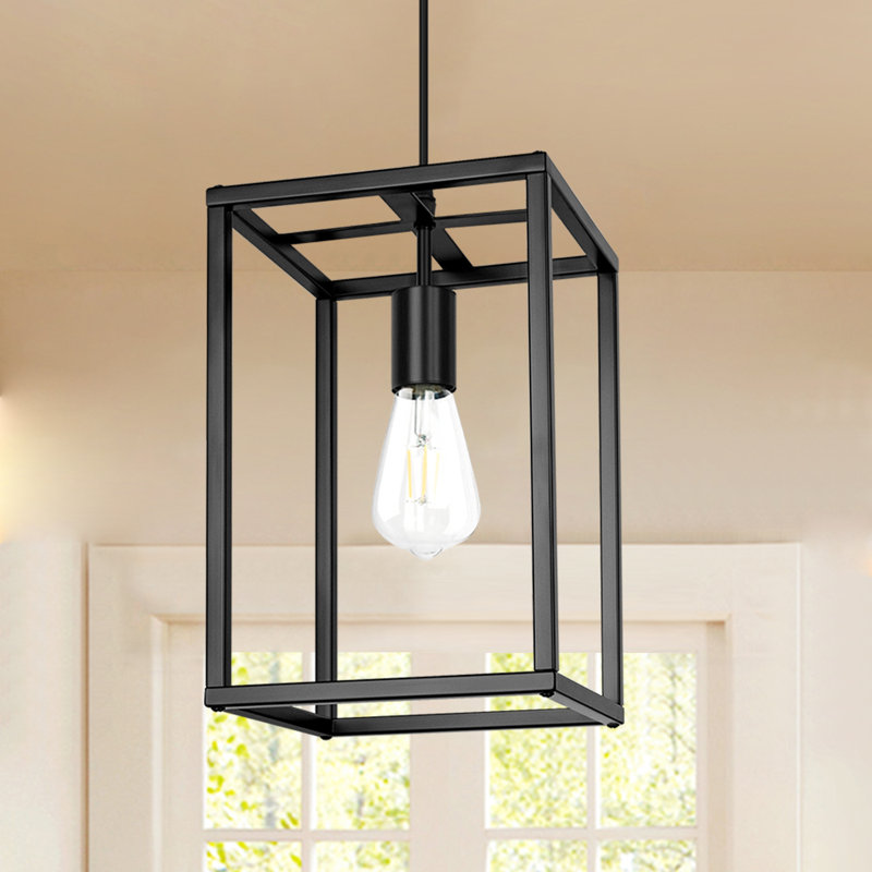 Luminaire suspendu industriel moderne rétro Joft, Noir