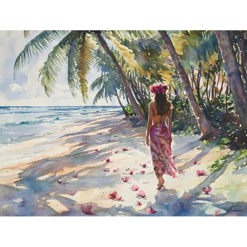 Sentier tropical - Marcher vers les vagues