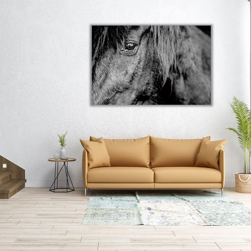 Mustang - reproduction d'art sur toile, H 12 po x l 18 po
