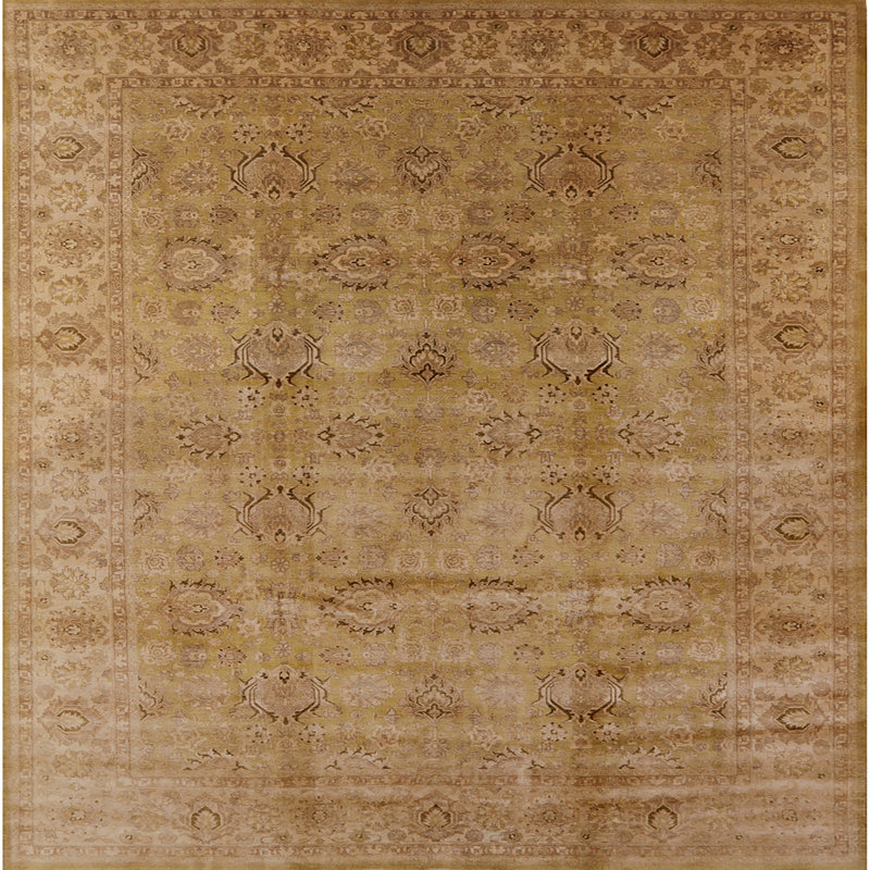 Oriental Indoor Rug, Square 4'