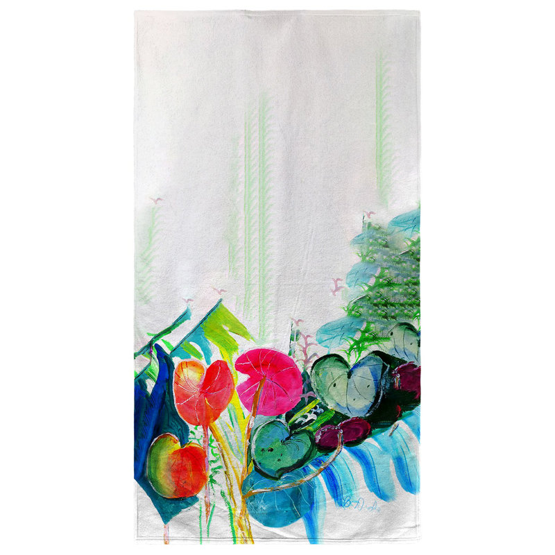 Serviette de plage Jardine Cyclamen