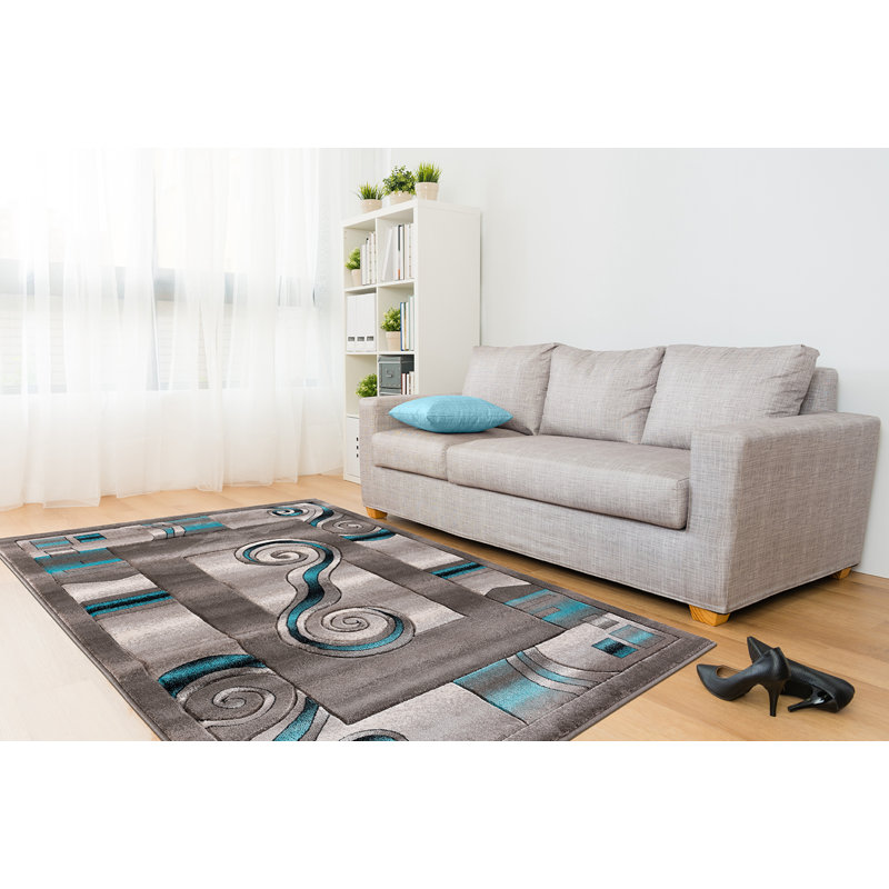 Adonia Abstract Indoor Rug, Rectangle 5'2" x 7'5"