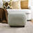 Linen Blend Upholstered Swivel Armchair With Ottoman-1495724040