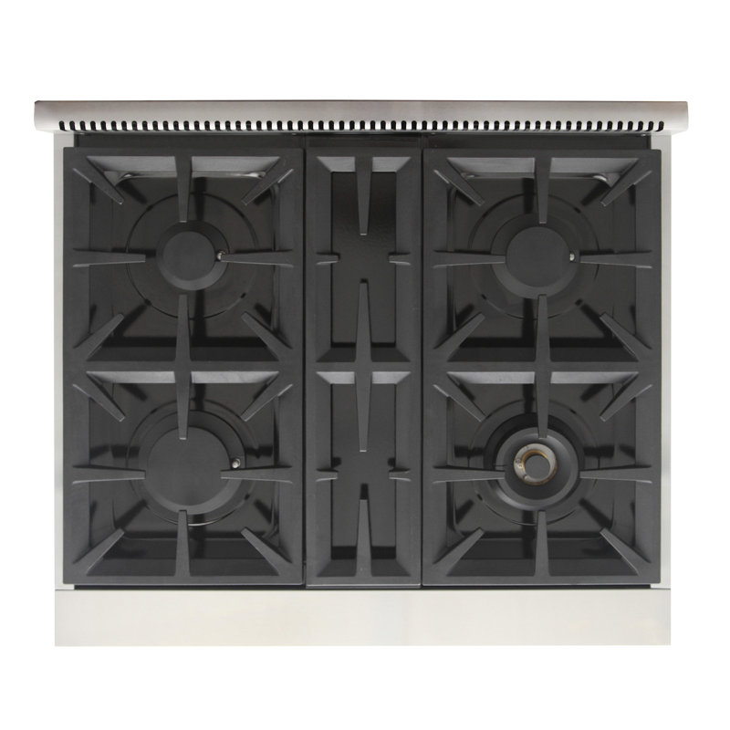 30 po 4,2 pieds cubes Pied autoportant, Gaz naturel, Noir