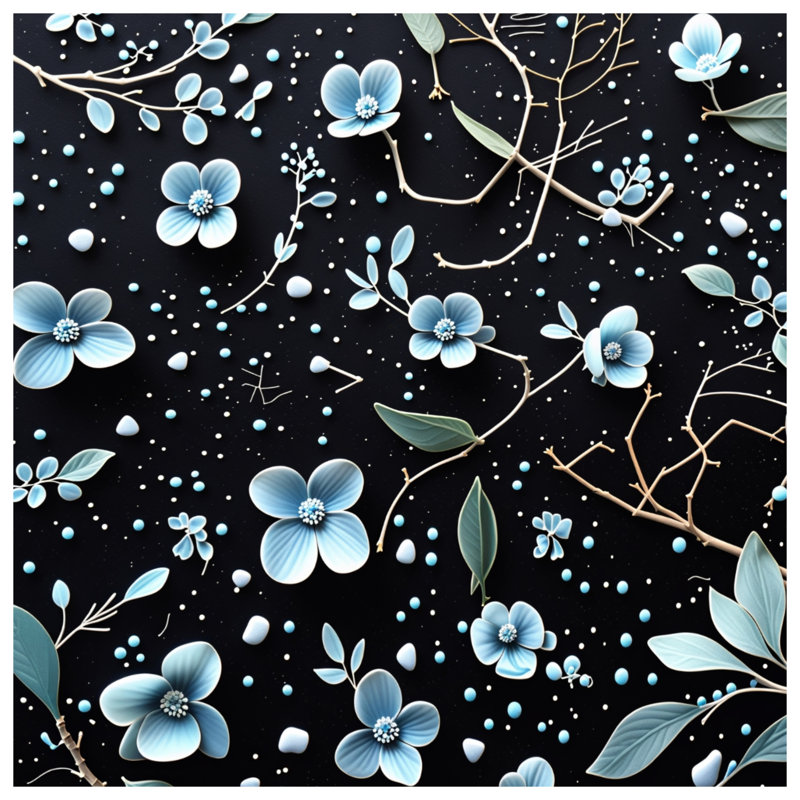Tapis de bain floral, 34in W x 21in L