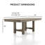 Table de salle à manger extensible Haike