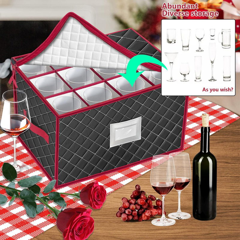 Fabric Stemware Storage