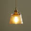 Luminaires suspendus 1 lumière vintage en verre bleu sarcelle