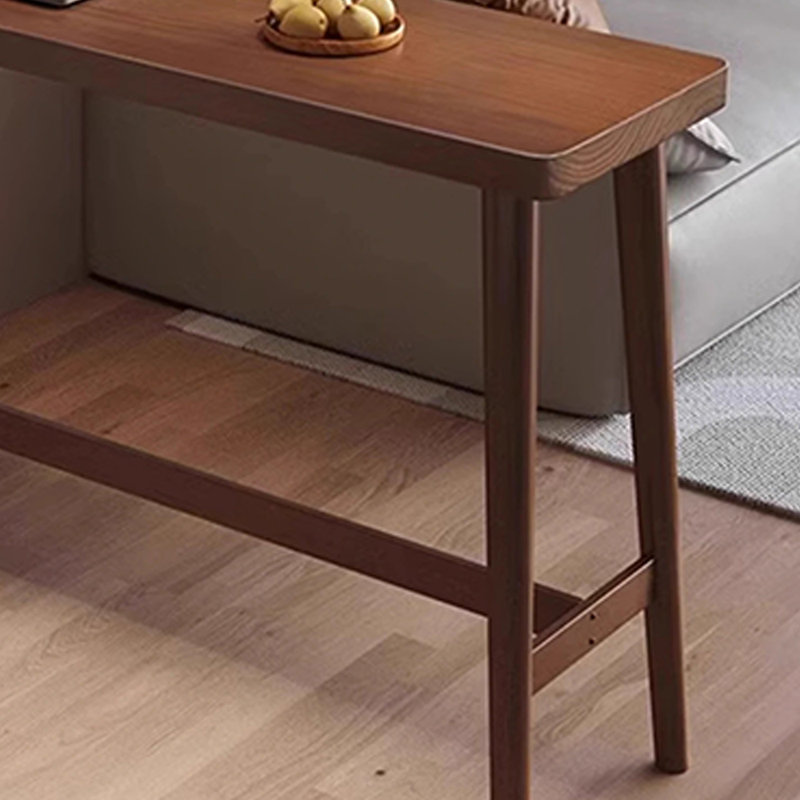 Tables et chaises de bar simples et modernes en bois massif, H 39,3 po x L 62,9 po x l 17,7 po