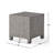Textured Wicker Patio Accent Table-525544280