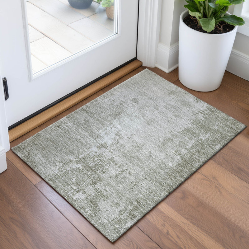 Premium Machine Washable Alijah AMF1257 Abstract Rug, Rectangle 1'8" x 2'6"
