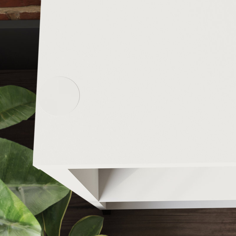 Clower Cube Bookcase, White, (6 Shelves) 27" H x 34.5" W x 11.75" D