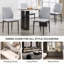 48cm H Fabric Upholstered Metal Side Chair-1468281420