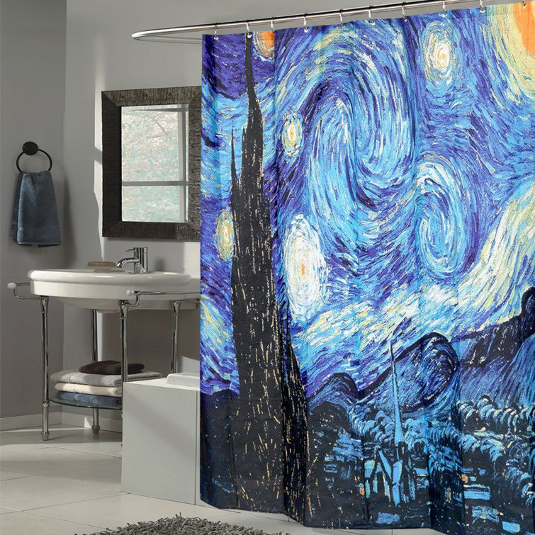 Rideau De Douche Tissu Hiver Frosty The Happy Snowman - Déco Salle De Bain