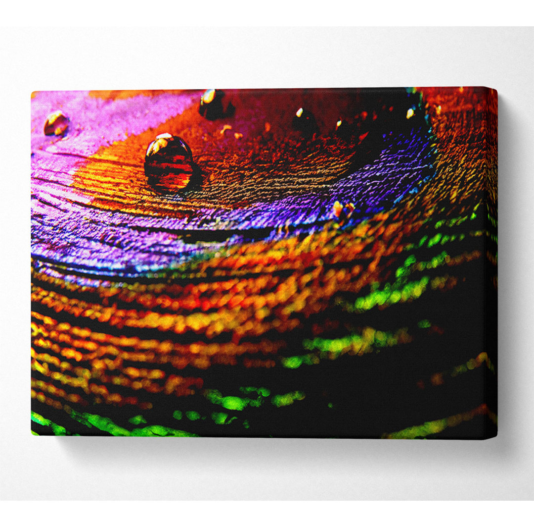 Colourful Bubble Ripples - Kunstdrucke auf Segeltuch