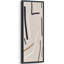 «Minimalist Neutral Line Composition Modern Abstract Decor - Large encadrée, reproduction d'art sur toile encadrée-1069008258-1069008285
