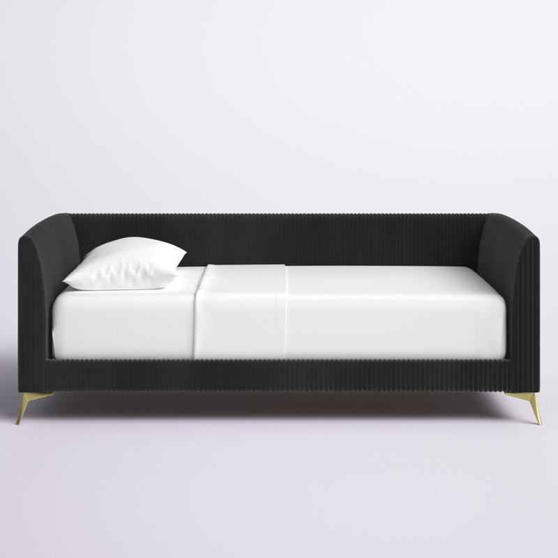 Arliss Upholstered Daybed, Black