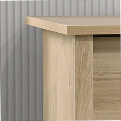 Commode 6 tiroirs avec poignées en métal
