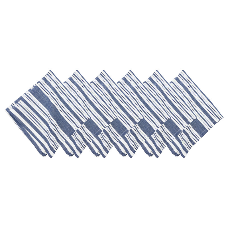 Warner Emerald Napkin S/6, Blue