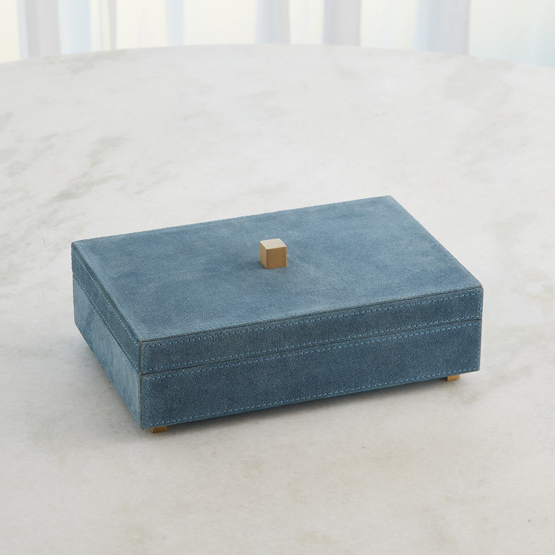 Handmade Decorative Box, 4.75" H x 12.5" W x 8.25" D