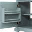 Lavabo de salle de bain gris 36 po - Céramique solide, 4 tiroirs, charnière de porte silencieuse avec-414199832