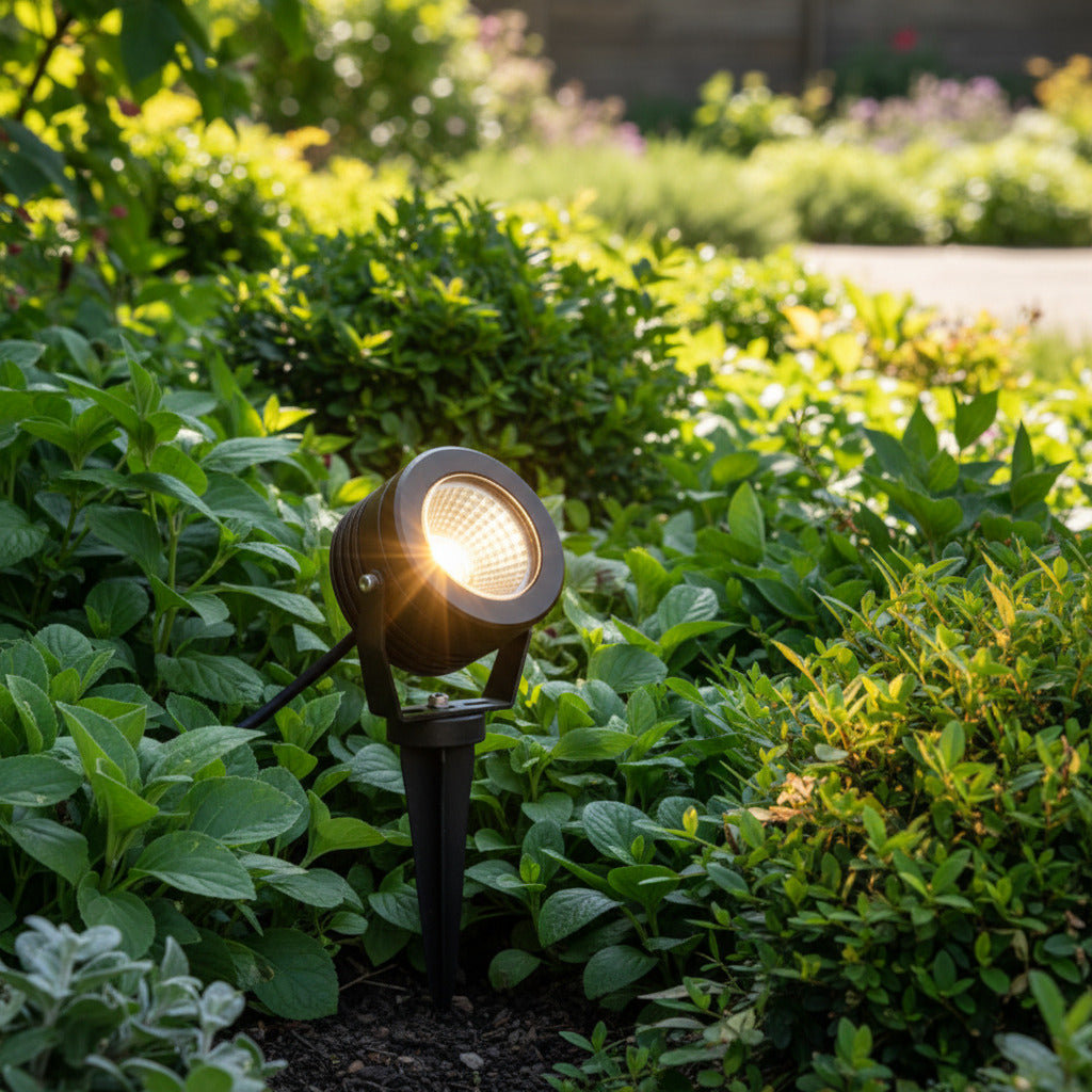 Rackhams Black/Light 5 Watt Led Finish Garden Spike - Image 2