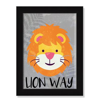 Impression sur papier Lion Way
