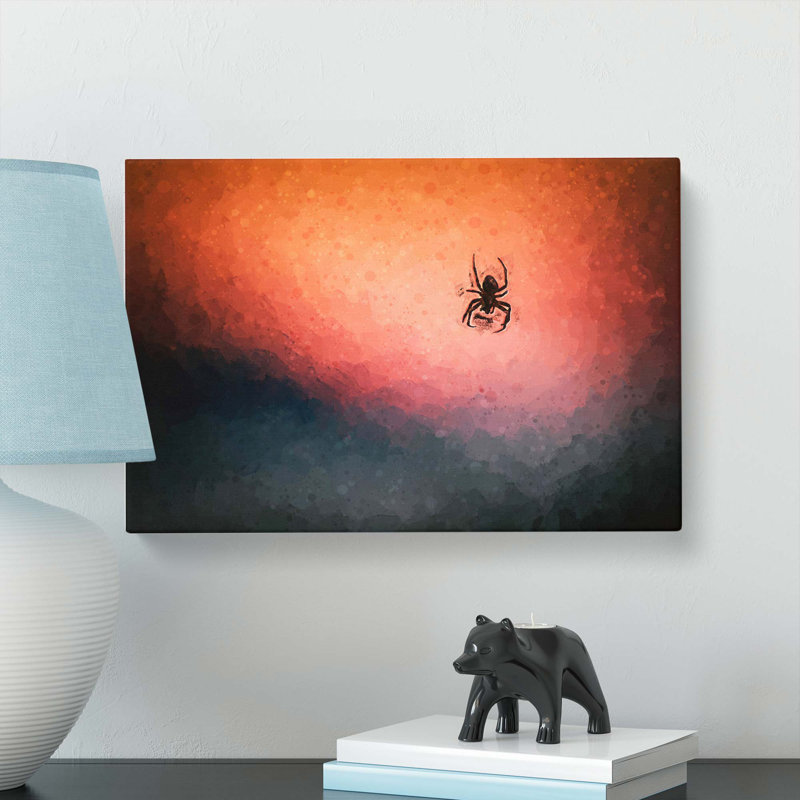 Spiders Web In Abstract - Wrapped Canvas, 35cm H x 50cm W x 3cm D