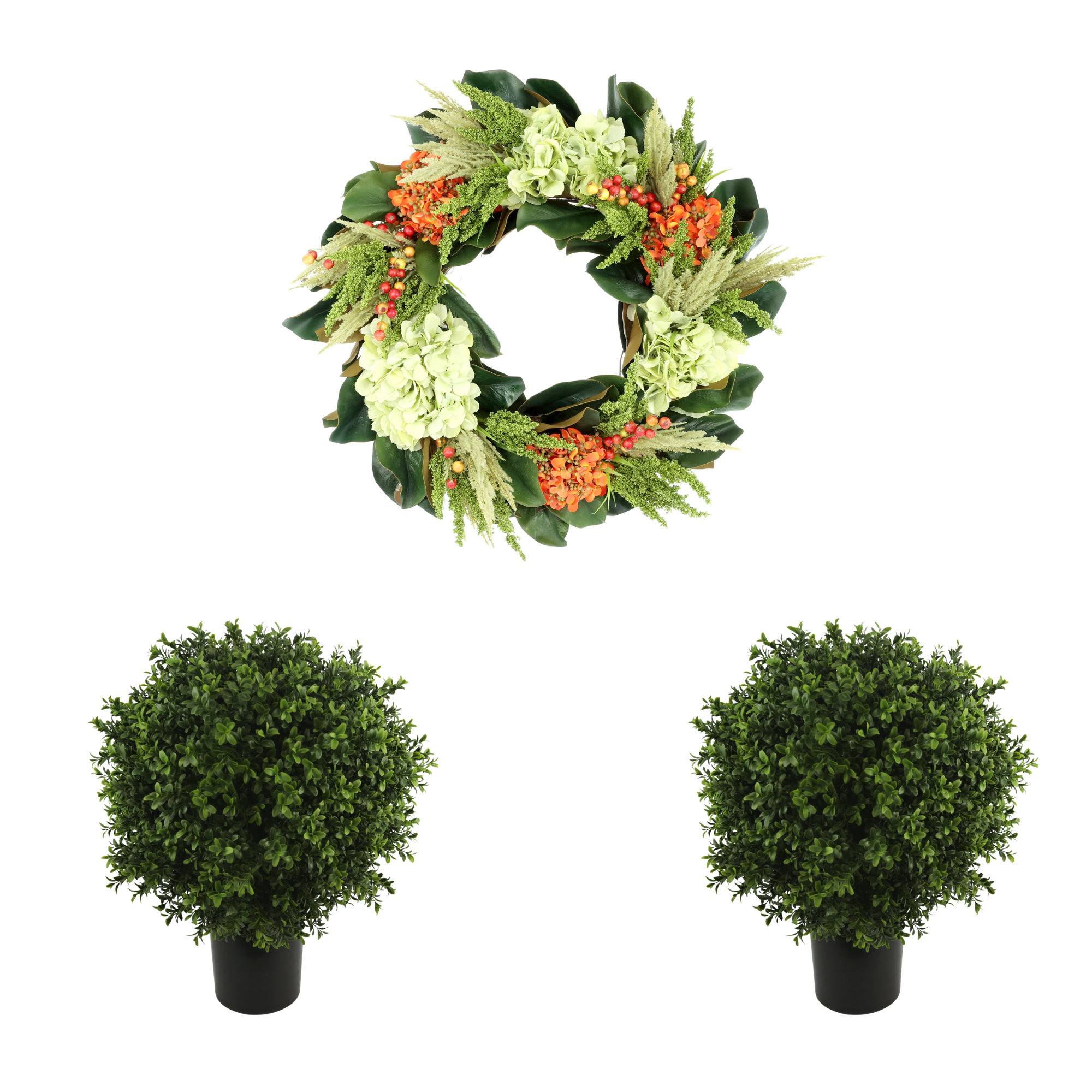Hydrangea Drop In Creative Displays, Inc. Traditional Hydrangea Fall with UV Rated ...